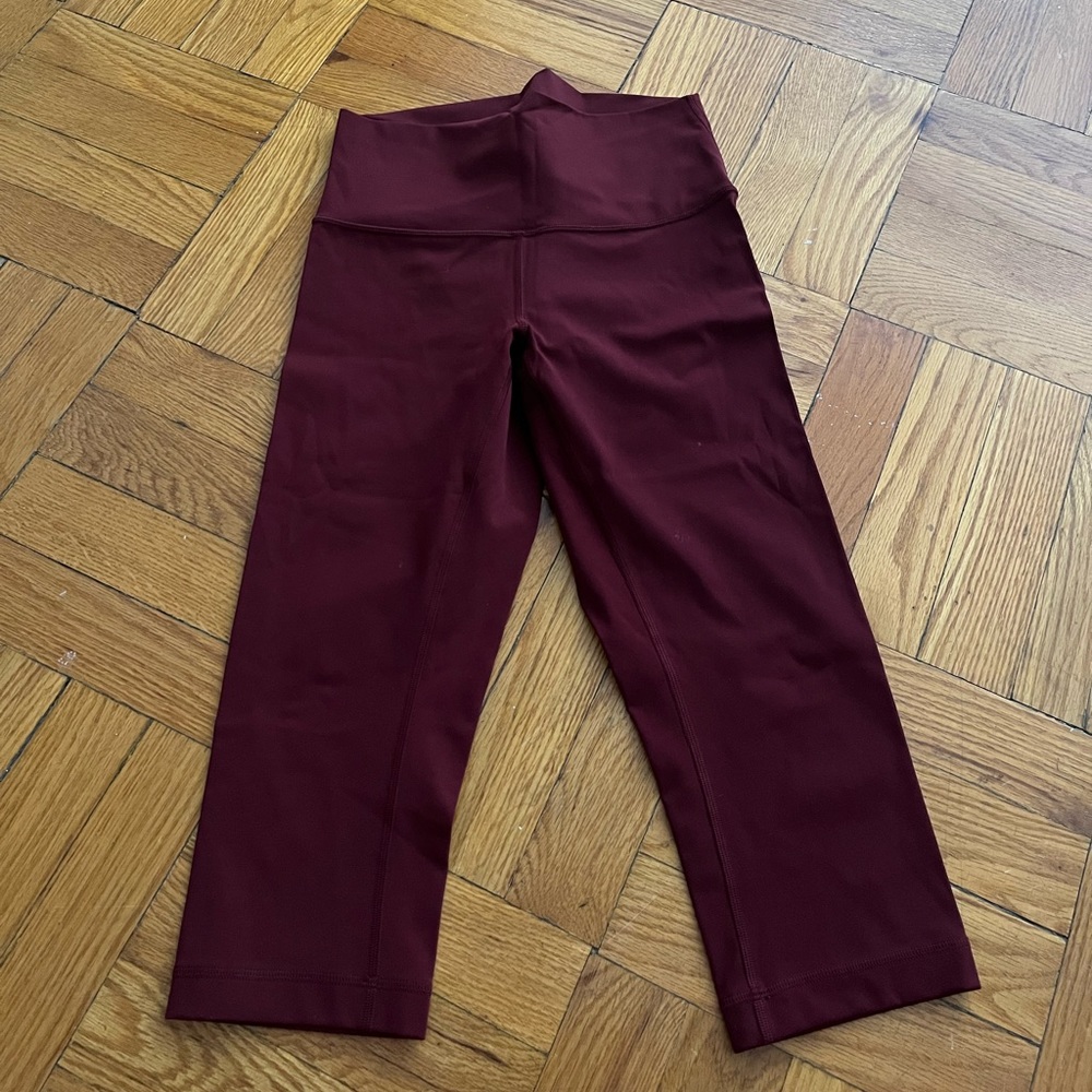 Lululemon Burgundy Legging Size 6